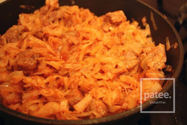 Как потушить капусту с мясом пошагово Как потушить капусту с мясом пошагово