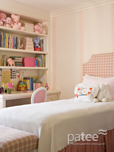 Розовый интерьер