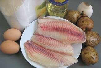 Рыба в картофельной шубе - приготовление