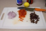 Средиземноморский салат  с пастой - приготовление