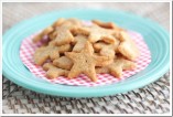 whole wheat and cheddar crackers
