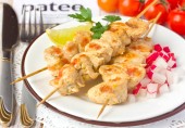Кручёная курица в томатно-лаймовом маринаде