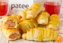Сосиски с сыром и горчицей в слоёном тесте