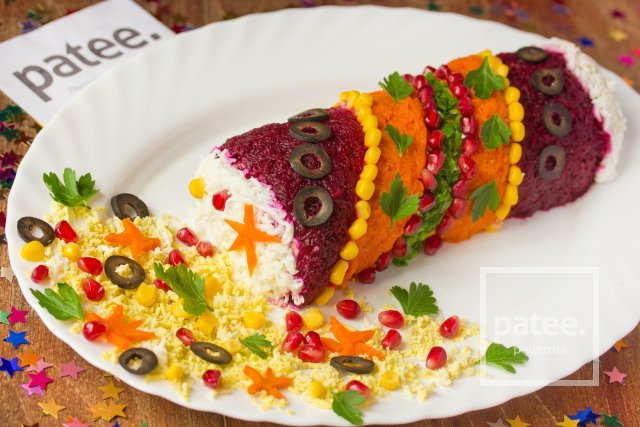 салат рецепт мясо кукуруза яйцо