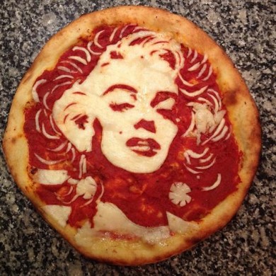 Мэрилин Монро, Софи Лорен и многие другие знаменитости стали начинкой для пиццы!