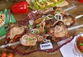Шашлык из антрекота на косточке