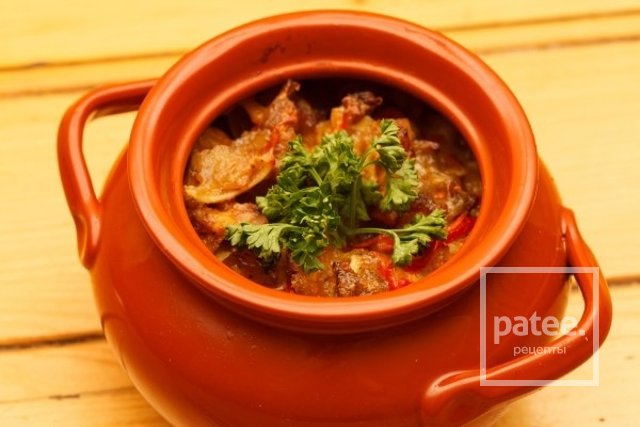 Чанахи из курицы в горшочках рецепт с фото Чанахи из курицы в горшочках рецепт с фото