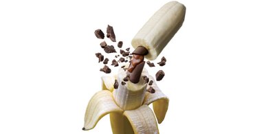 Изобретен аппарат, который делает бананы с начинкой