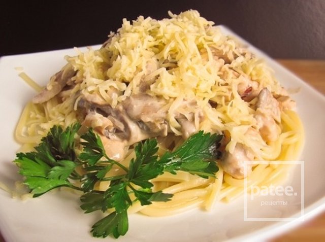Рецепт макароны с курицей или с мясом Рецепт макароны с курицей или с мясом