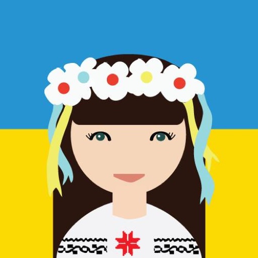 Как создать аватарку на фоне украинского флага