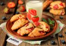 Домашнее печенье с клубникой