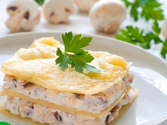 Лазанья с куриной грудкой рецепт
