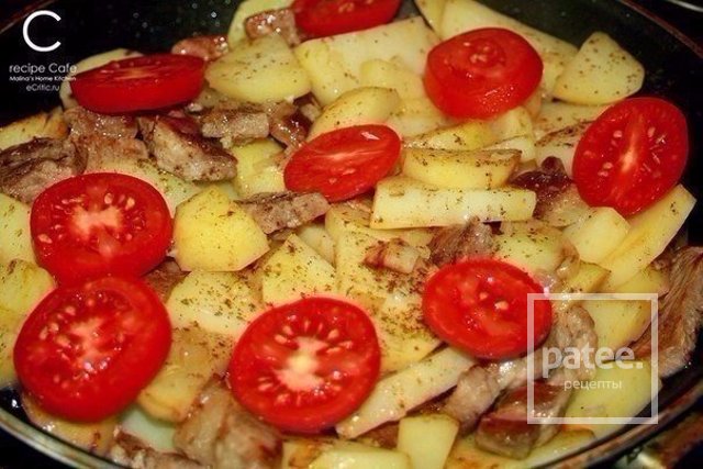 Мясо по французски рецепт на сковороде