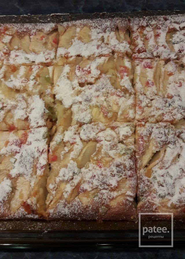 Яблочный пирог на молоке рецепт