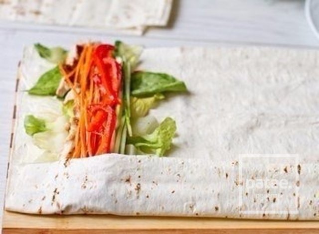 Лаваш с курицей и овощами рецепт с пошагово в Лаваш с курицей и овощами рецепт с пошагово в