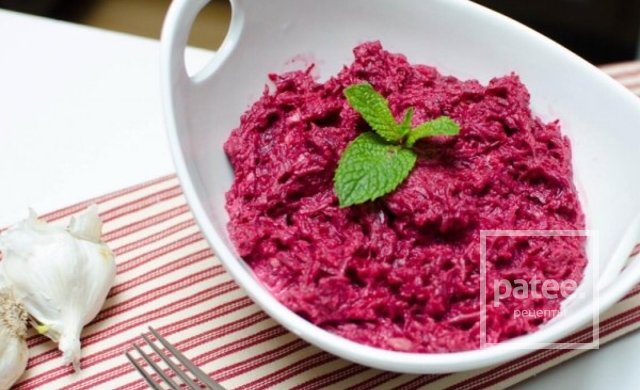 Рецепт салатов из свеклы