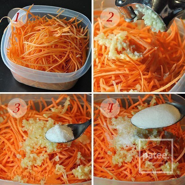 Как сделать корейскую морковку дома Как сделать корейскую морковку дома