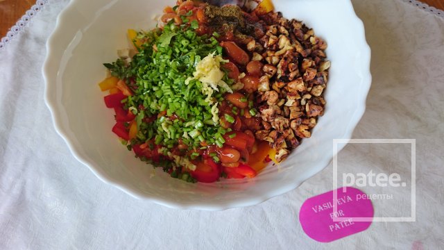 Салат из фасоли рецепт с очень вкусный красная Салат из фасоли рецепт с очень вкусный красная