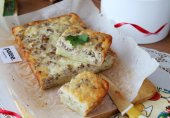 Заливной пирог с капустой и мясным фаршем
