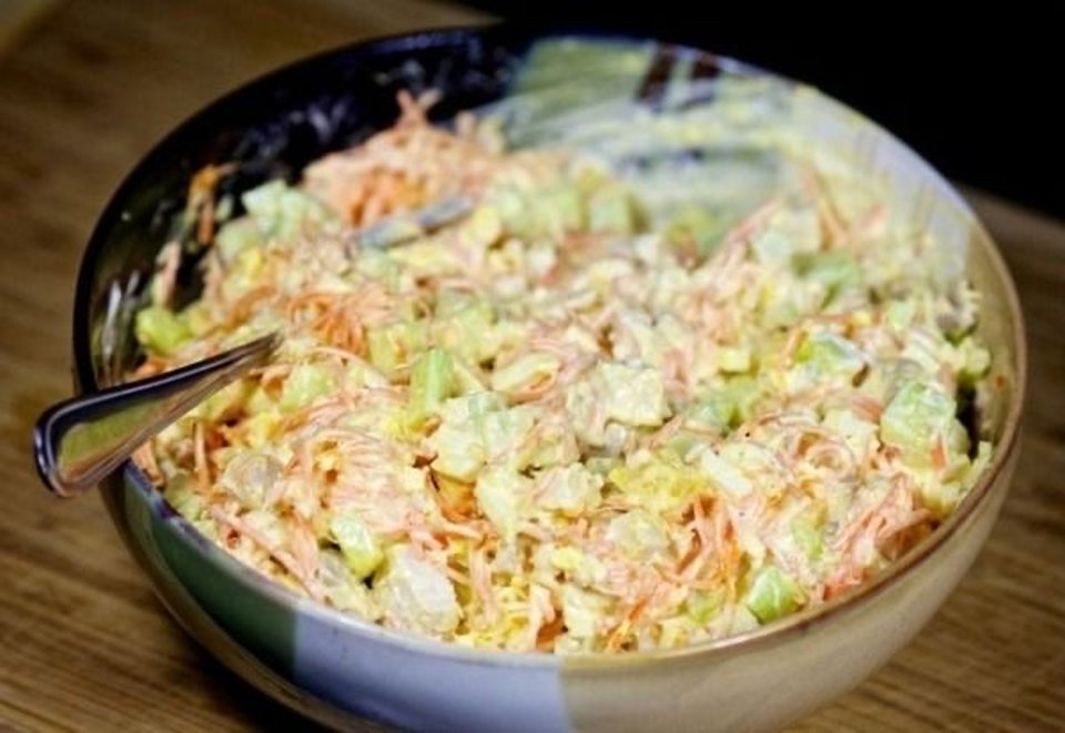 Салат с корейской морковкой и курицей 🥗 - рецепт с фотографиями - Patee ...