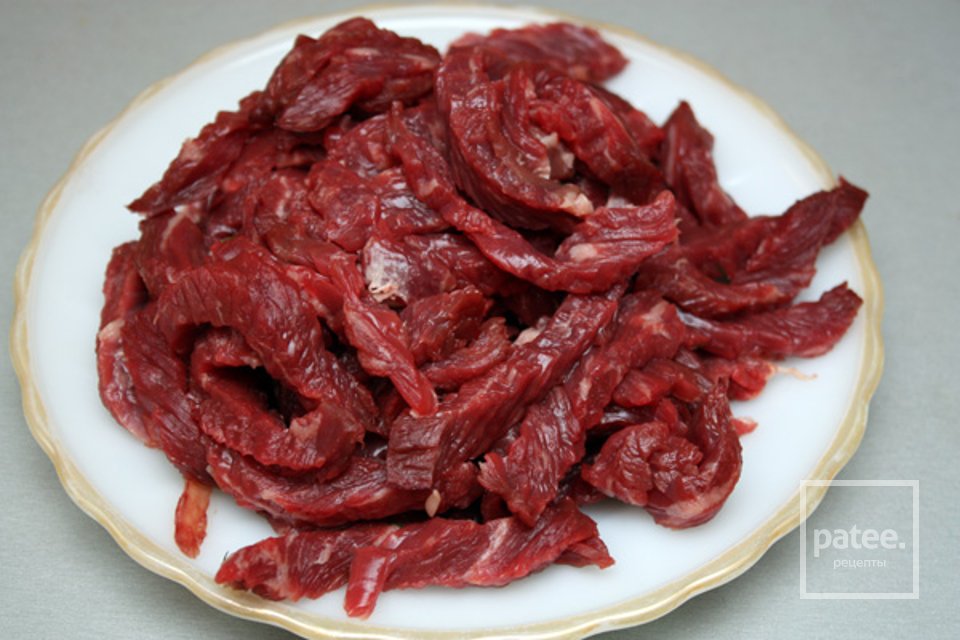 Бефстроганов - Шаг 1