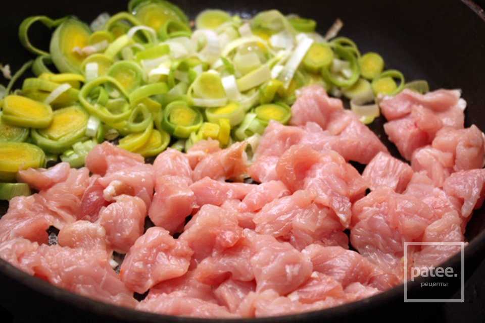 Коричневый рис с индейкой и овощами - Шаг 1