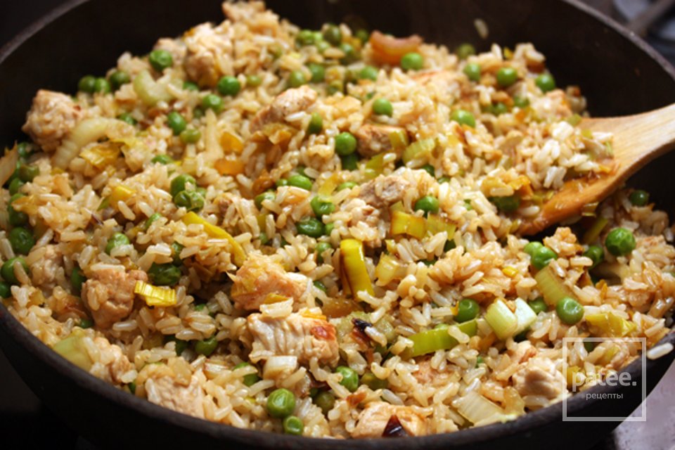 Коричневый рис с индейкой и овощами - Шаг 5