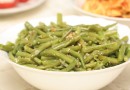 Гарнир из стручковой фасоли