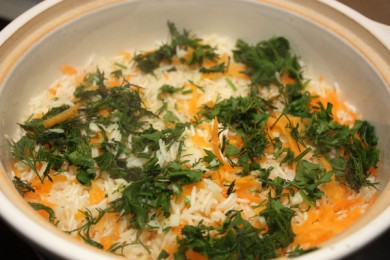 Постный рис - приготовление