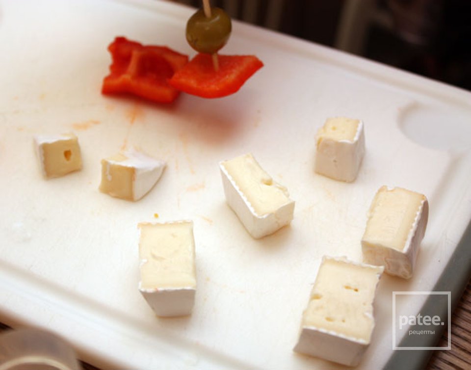 Канапе на шпажках - Шаг 1