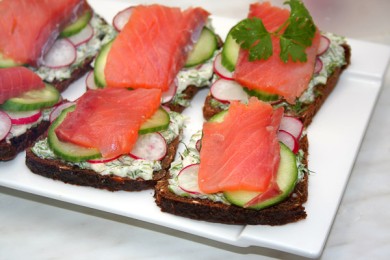 Рецепт Датский рыбный сэндвич