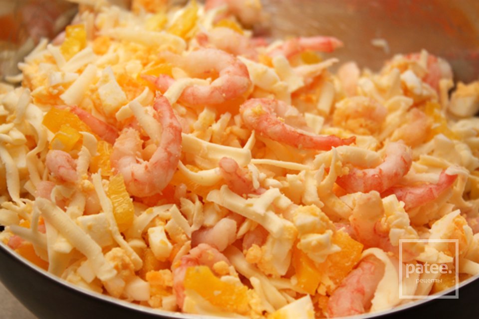 Салат с креветками - Шаг 3