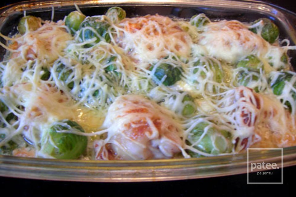 Курица с брюссельской капустой - Шаг 4