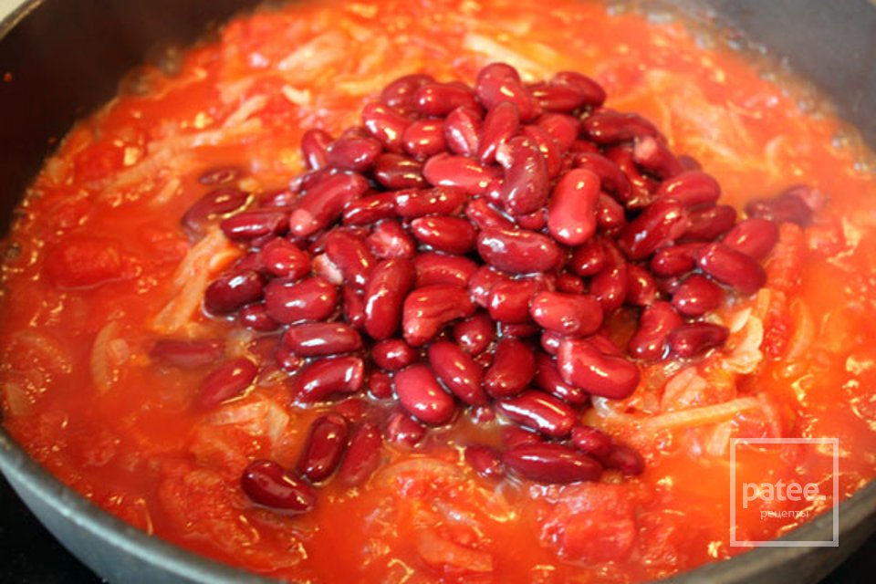 Острый томатный суп с фасолью - Шаг 2