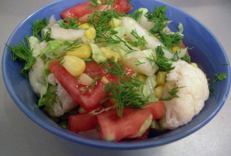 Салат из цветной капусты