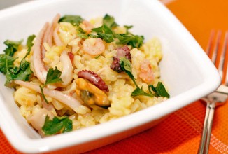 Ризотто с морепродуктами