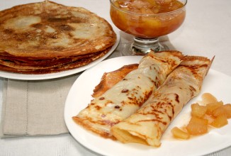 Сладкие блины на кефире