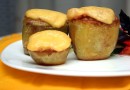 Фаршированный картофель с ветчиной и сыром