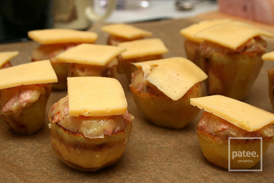 Фаршированный картофель с ветчиной и сыром - Шаг 6