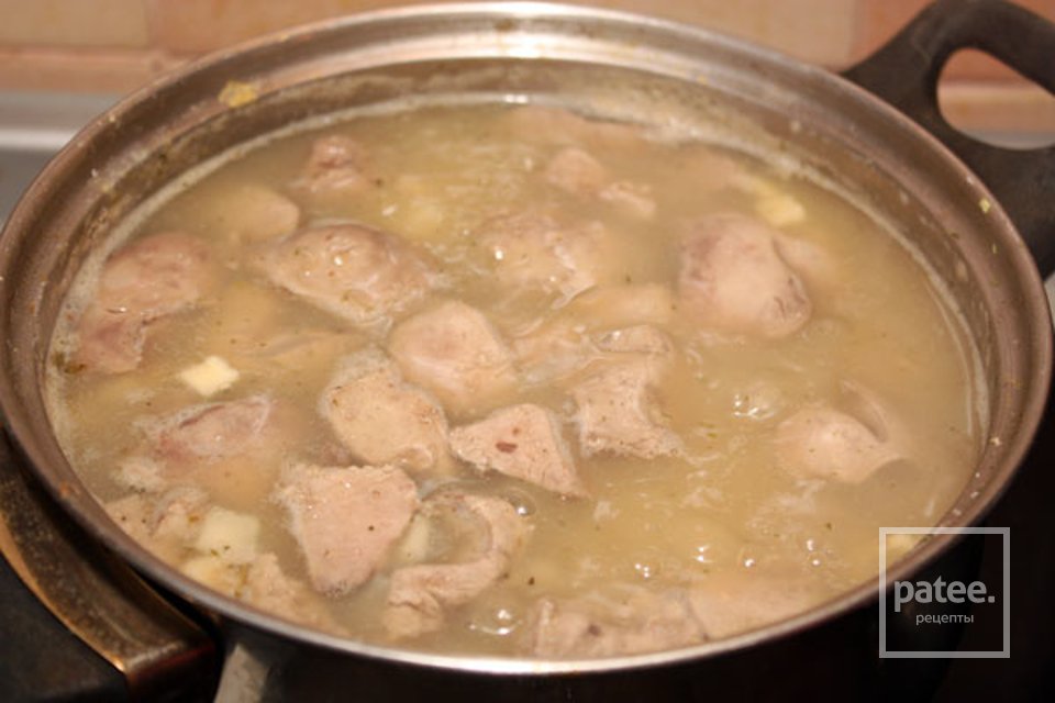 Суп из куриной печени - Шаг 4