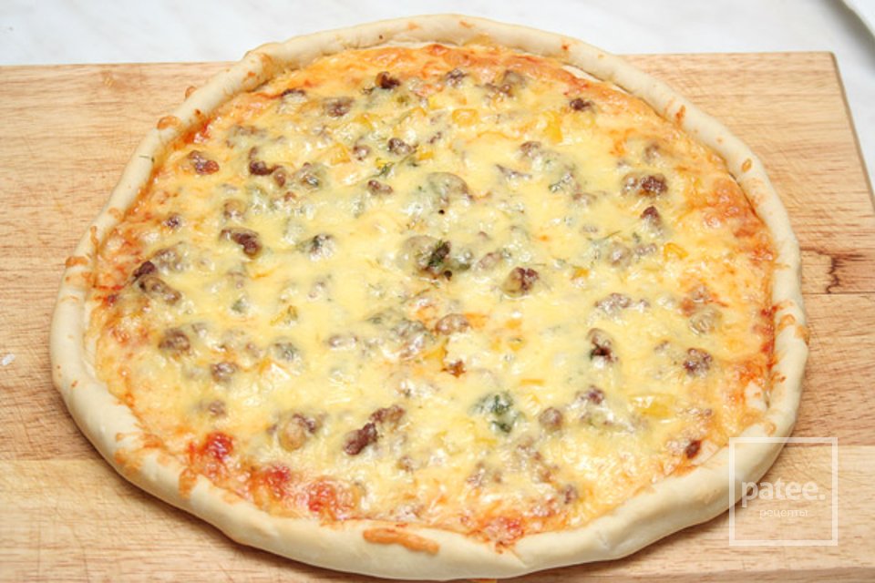 Пицца с мясным фаршем - Шаг 10