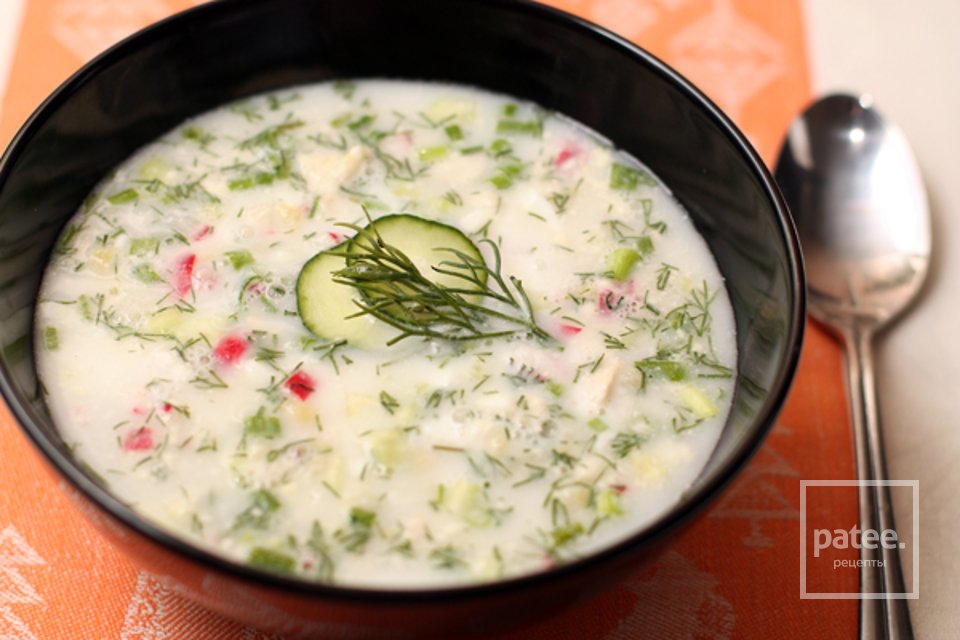 Окрошка на тане - Шаг 9