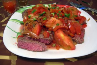 Бифштекс по-мексикански