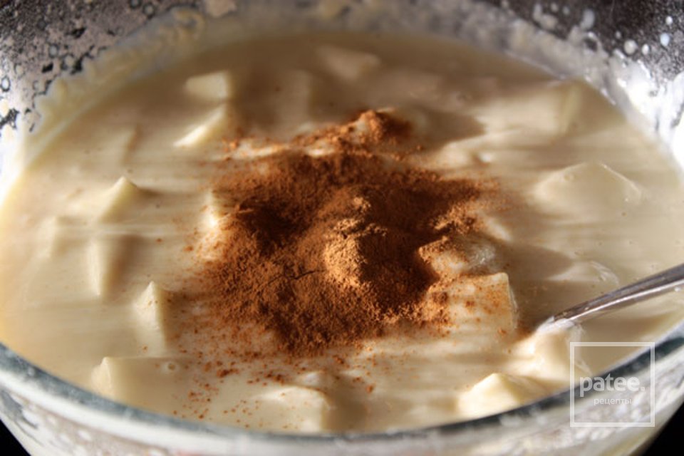 Оладьи с яблоками - Шаг 3