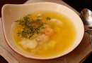 Рыбный суп с креветками