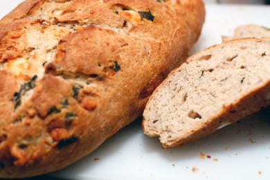 Рецепт Домашний хлеб с орехами