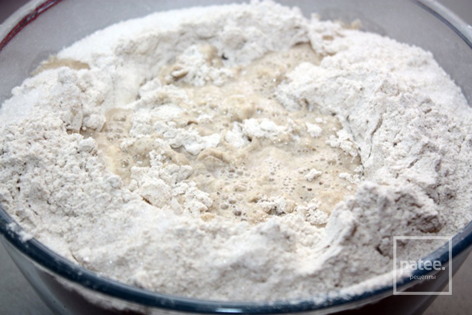 Домашний хлеб с орехами - Шаг 1