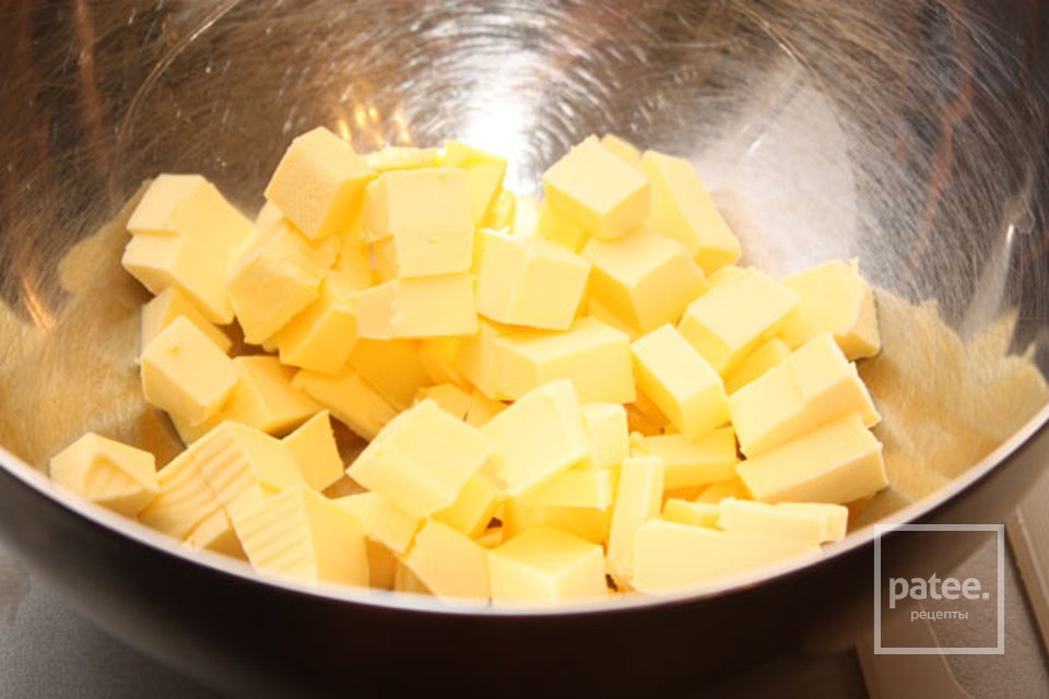 Пирог с персиками - Шаг 1