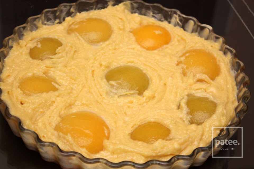 Пирог с персиками - Шаг 6