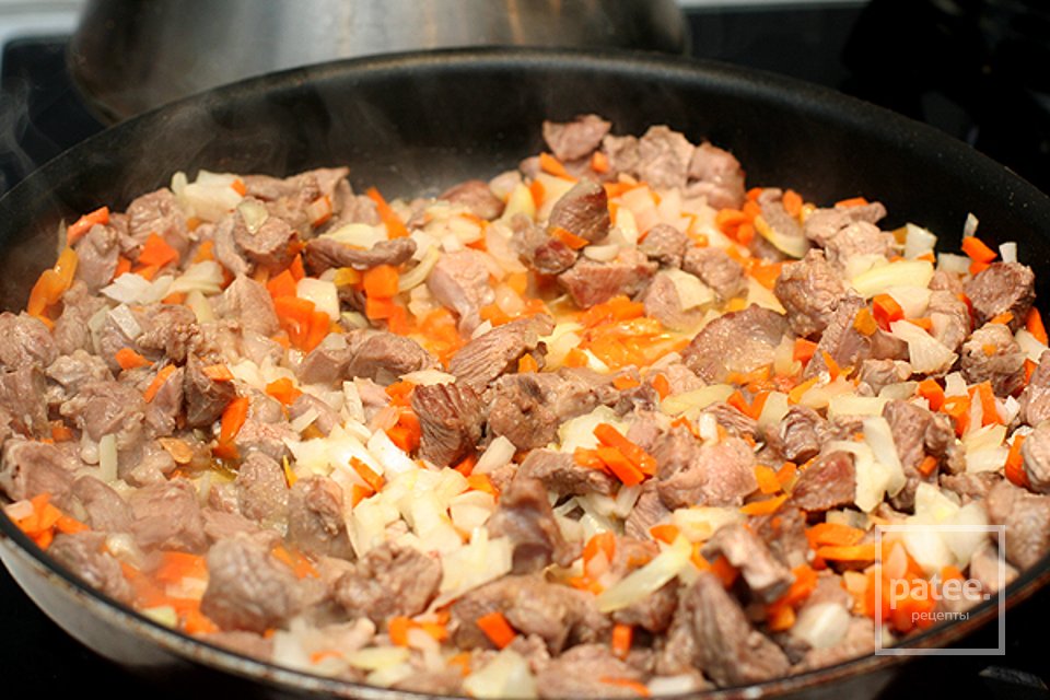 Мясо в лаваше - Шаг 2